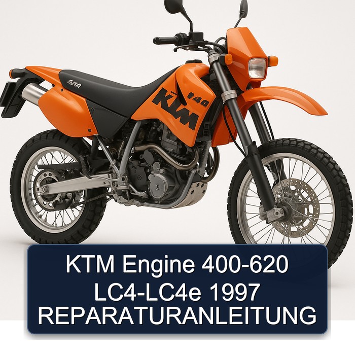 KTM Engine 400-620 LC4-LC4e 1997 REPARATURANLEITUNG