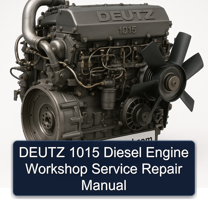 DEUTZ 1015 Diesel Engine Workshop Manual de servicio y reparación