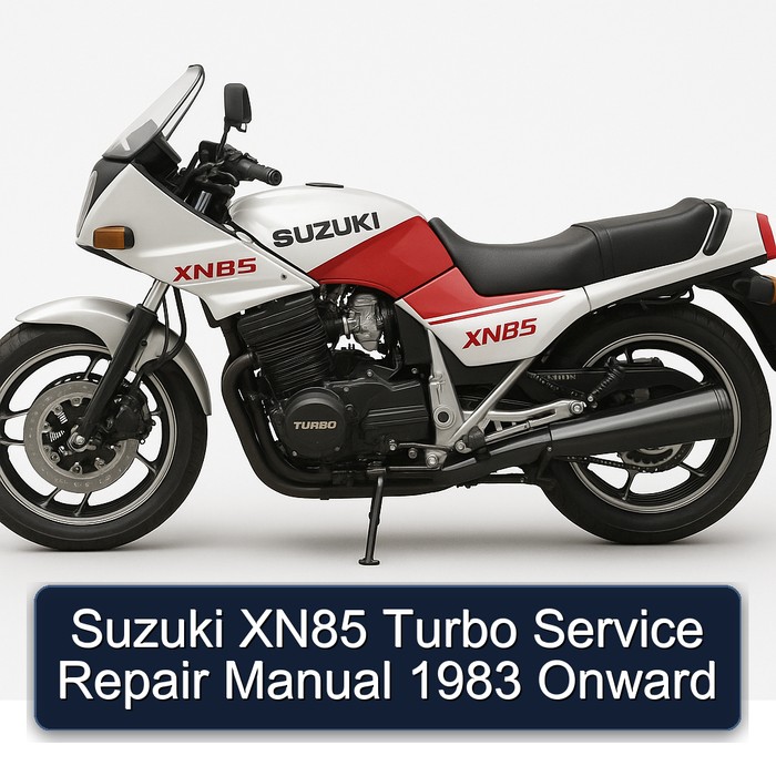 Suzuki XN85 Turbo Manual de servicio y reparación 1983 Onward