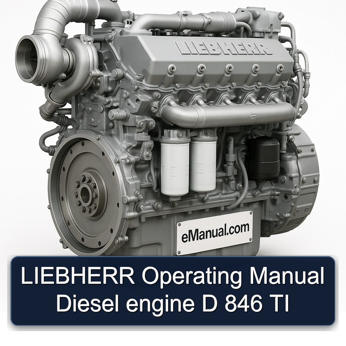 LIEBHERR Operating Manual Diesel engine D 846 TI 