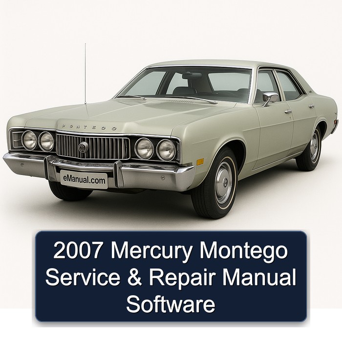 2007 Mercury Montego Service & Repair Manual Software