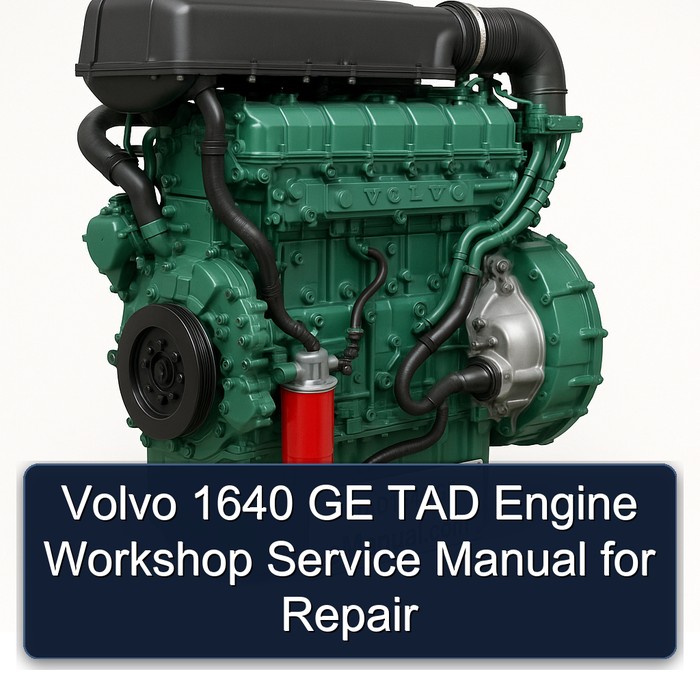 Manual de Servicio del Taller para Motor TAD Volvo 1640 GE