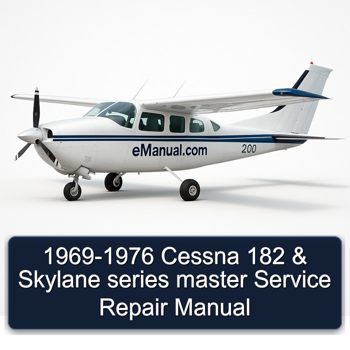 1969-1976 Cessna 182 & Skylane series master Service Repair Manual