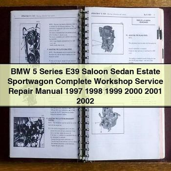BMW 5 Series E39 Saloon Sedan Estate Sportwagon Workshop Service Repair Manual PDF Download
