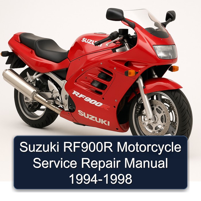 Suzuki RF900R Motorcycle Manual de servicio y reparación 1994-1998
