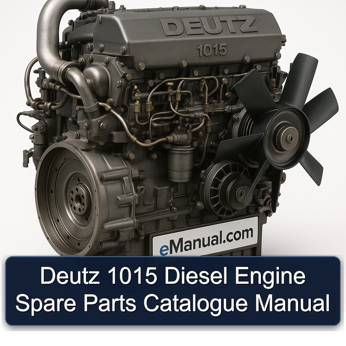 Deutz 1015 Diesel Engine Spare Parts Catalogue Manual