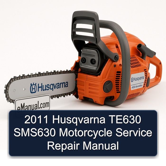 2011 Husqvarna TE630 SMS630 Motorcycle Manual de servicio y reparación