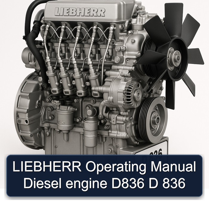 Liebherr Operating Manual Diesel Engine D836 D 836 PDF Download