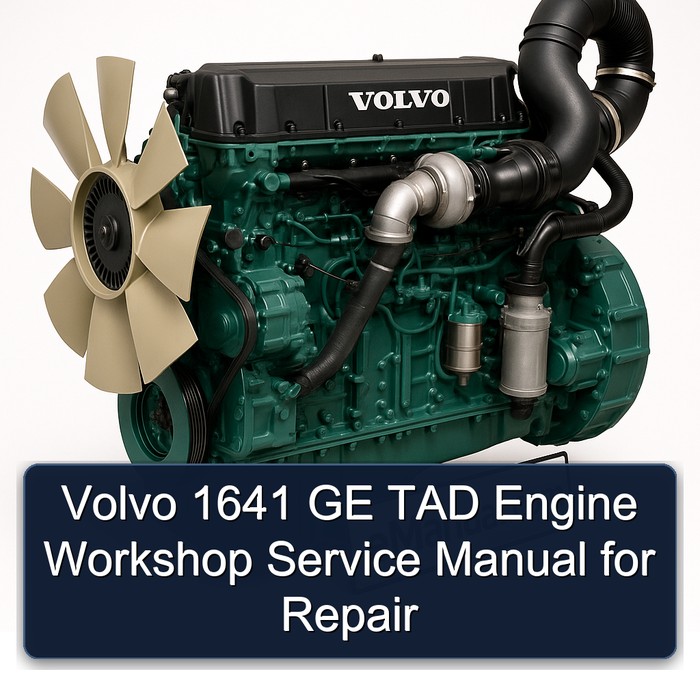 Volvo 1641 GE TAD Engine Workshop Service Manual for Repair