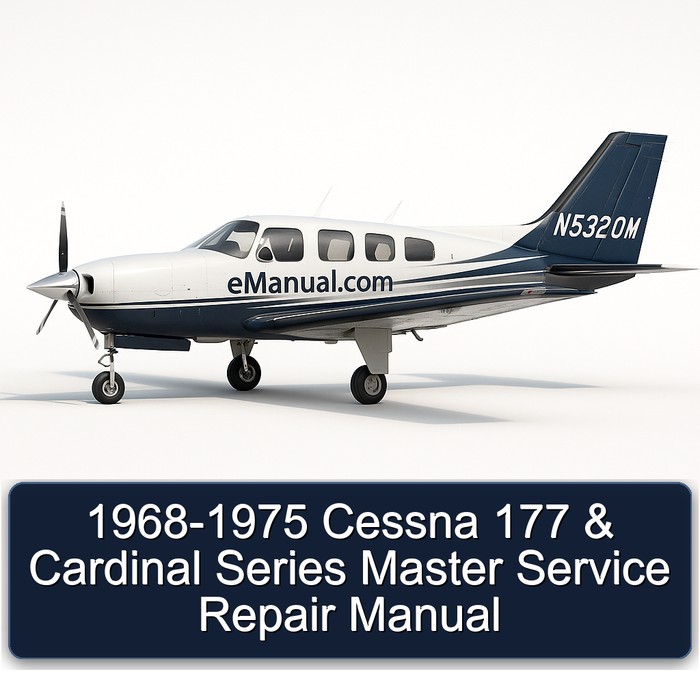 1968-1975 Cessna 177 & Cardinal Series Master Service Repair Manual