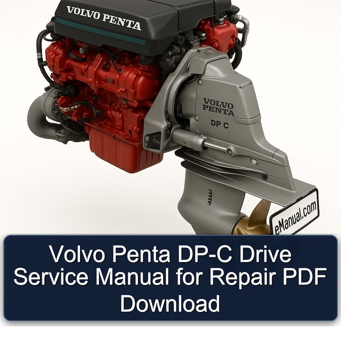 Volvo Penta DP-C Drive Service Manual for Repair PDF Download