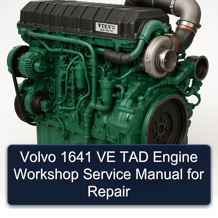 Manual de Servicio de Taller para Motor Volvo 1641 VE TAD