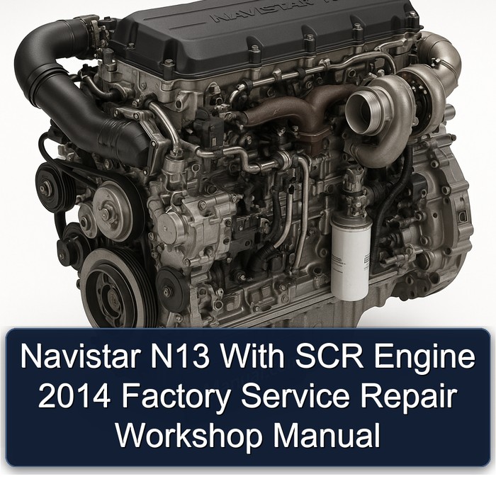 Manual de Reparación y Servicio de Fábrica Navistar N13 con SCR 2014