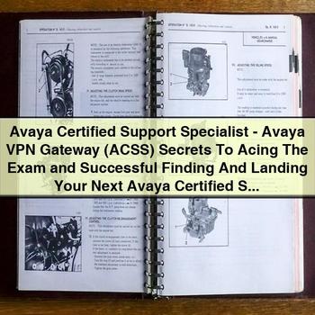 Avaya Certified Support Specialist: Avaya Vpn Gateway (Acss) Exam Guide PDF Download