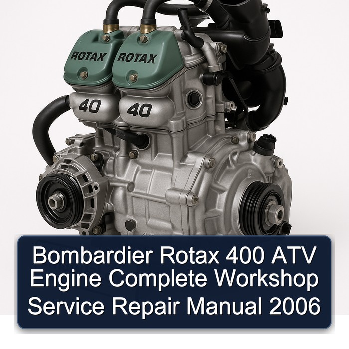 Manual de Servicio y Reparación Completo para Motor Rotax 400 ATV Bombardier 2006