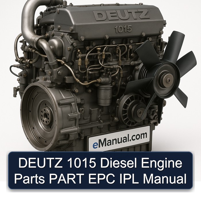 DEUTZ 1015 Diesel Engine Parts PART EPC IPL Manual