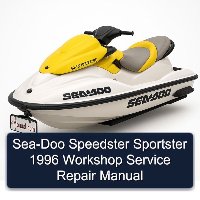 Sea-Doo Speedster Sportster 1996 Workshop Service Repair Manual