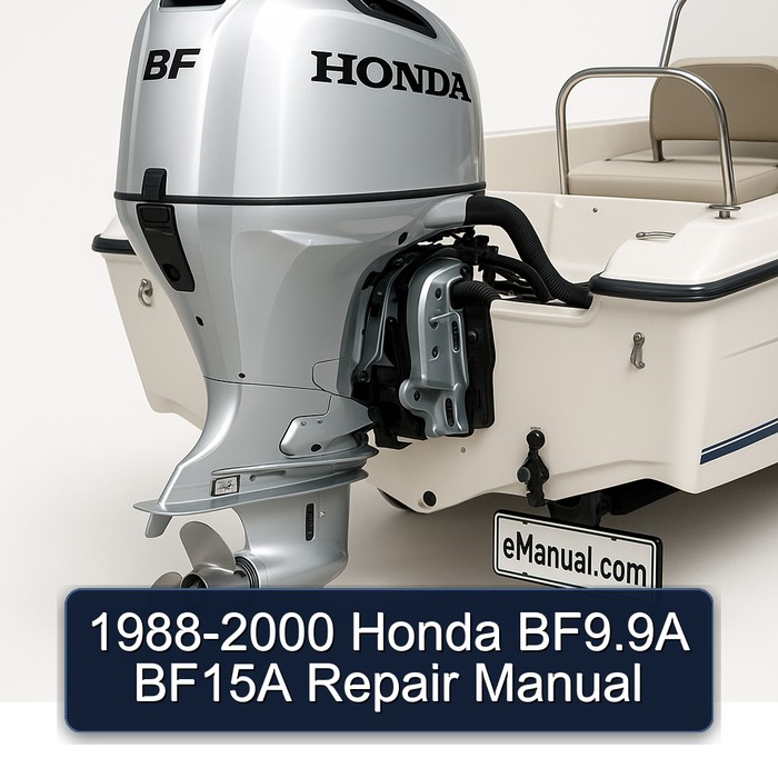 1988-2000 Honda BF9.9A BF15A Repair Manual