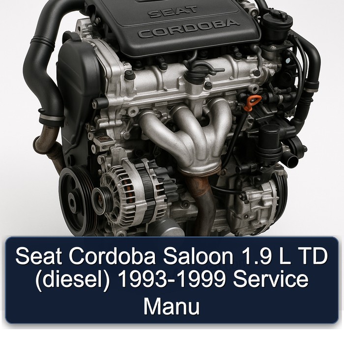 Seat Cordoba Saloon 1.9 L TD (diesel) 1993-1999 Service Manu