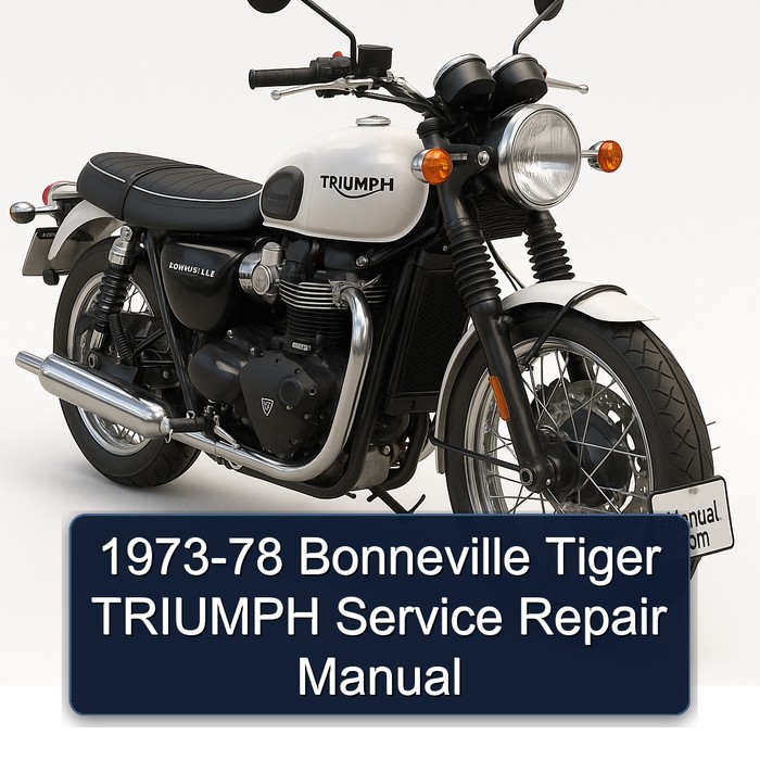 1973-78 Bonneville Tiger TRIUMPH Manual de servicio y reparación