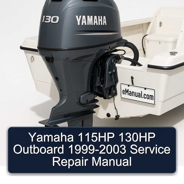 Yamaha 115HP 130HP Outboard 1999-2003 Manual de servicio y reparación