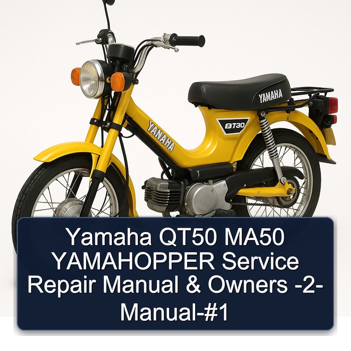 Yamaha QT50 MA50 YAMAHOPPER Service Repair Manual & Owners -2- Manual-#1