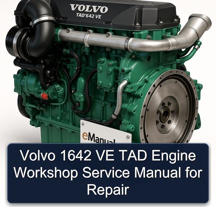 Volvo 1642 VE TAD Engine Workshop Service Manual for Repair