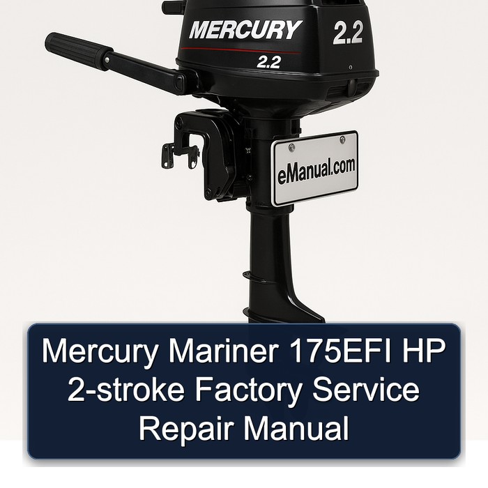 Mercury Mariner 175EFI HP 2-stroke Factory Manual de servicio y reparación