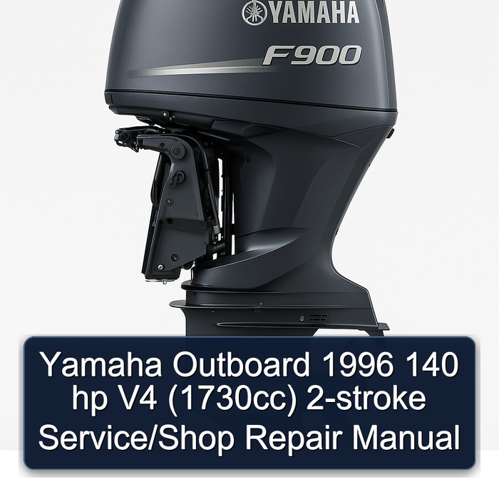 Yamaha Outboard 1996 140 hp V4 (1730cc) 2-stroke Service/Shop Repair Manual
