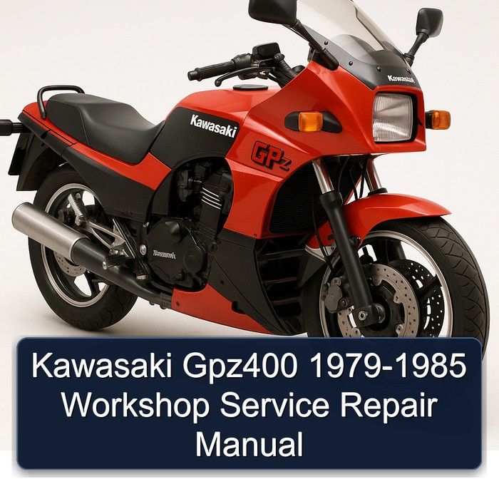 Kawasaki Gpz400 1979-1985 Workshop Manual de servicio y reparación