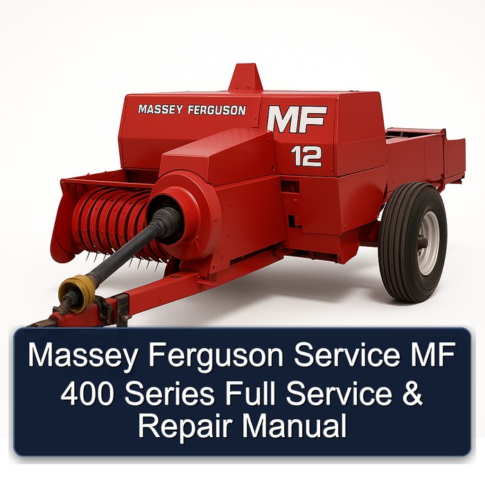 Massey Ferguson Service MF 400 Series Full Service & Repair Manual