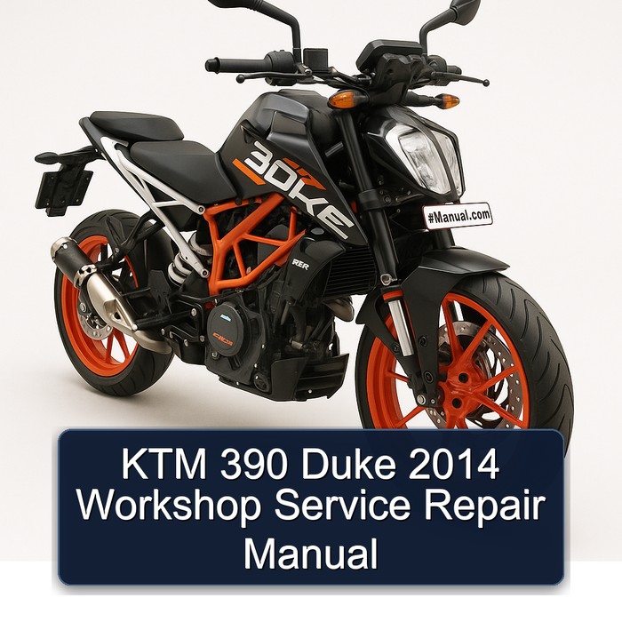 KTM 390 Duke 2014 Workshop Manual de servicio y reparación