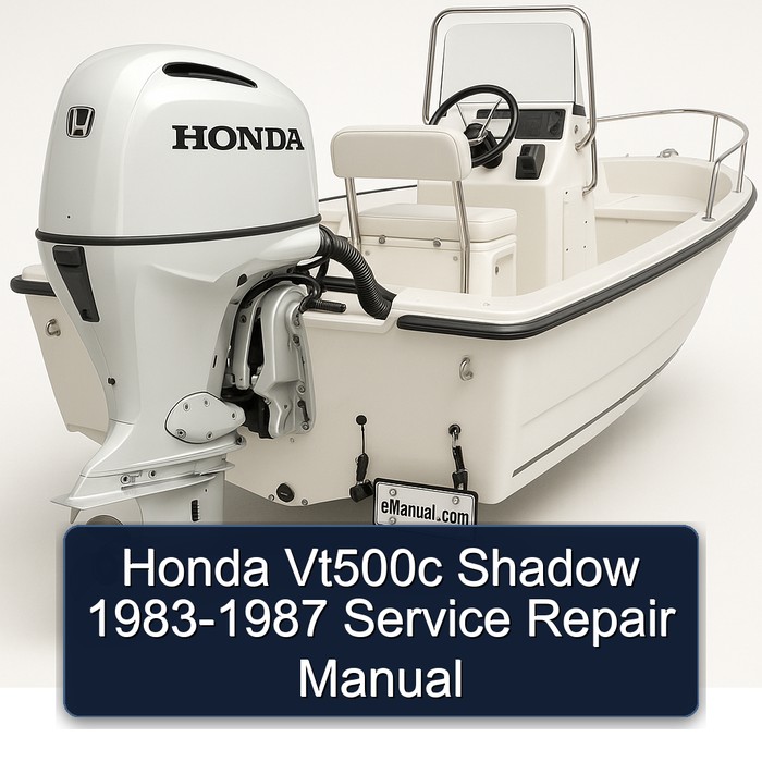 Honda Vt500c Shadow 1983-1987 Manual de servicio y reparación
