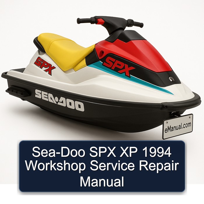 Sea-Doo SPX XP 1994 Workshop Manual de servicio y reparación