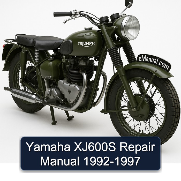 Yamaha XJ600S Repair Manual  1992-1997