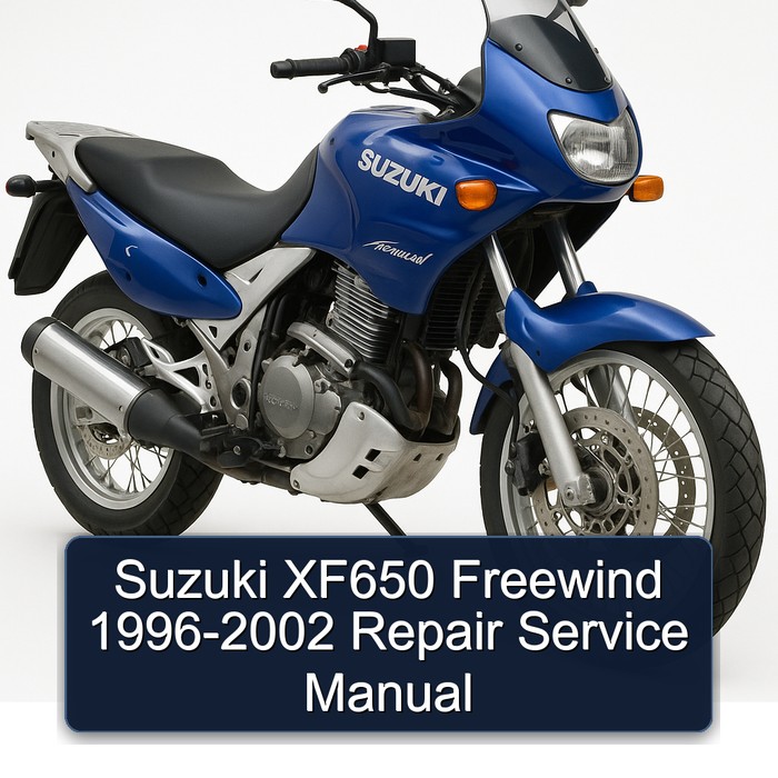 Suzuki XF650 Freewind 1996-2002 Repair Service Manual