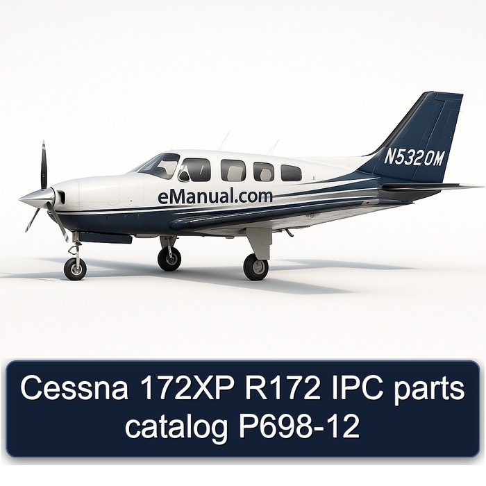 Cessna 172XP R172 IPC parts catalog P698-12