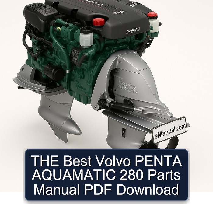 THE Best Volvo PENTA AQUAMATIC 280 Parts Manual PDF Download