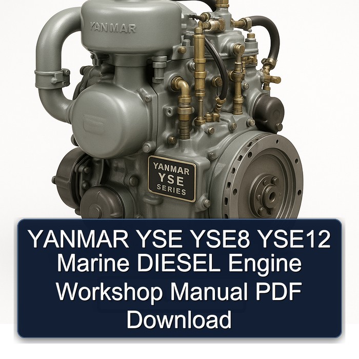 YANMAR YSE YSE8 YSE12 Marine DIESEL Engine Workshop Manual PDF Download