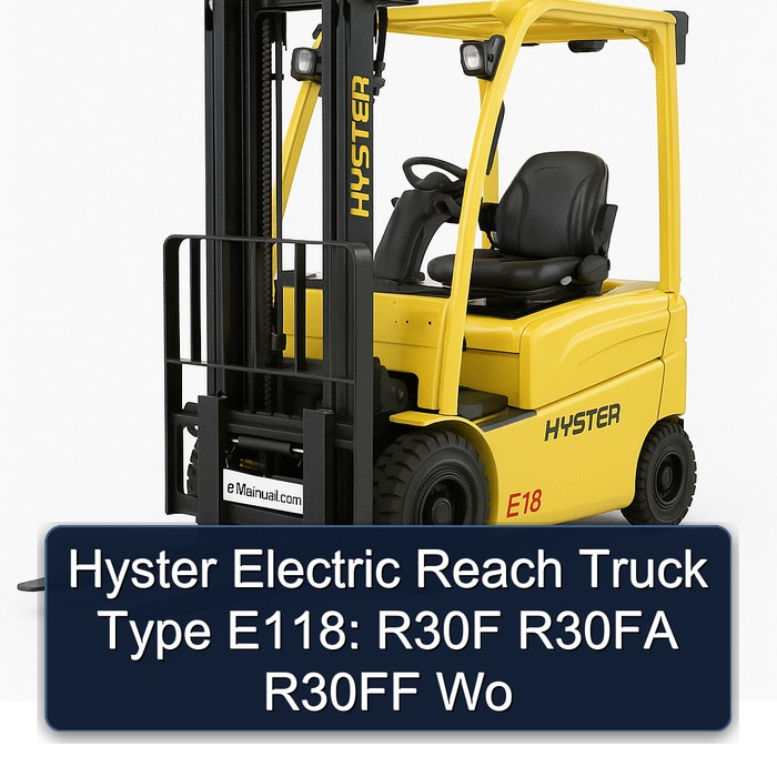 Montacargas Eléctrico Hyster E118: R30F, R30FA, R30FF