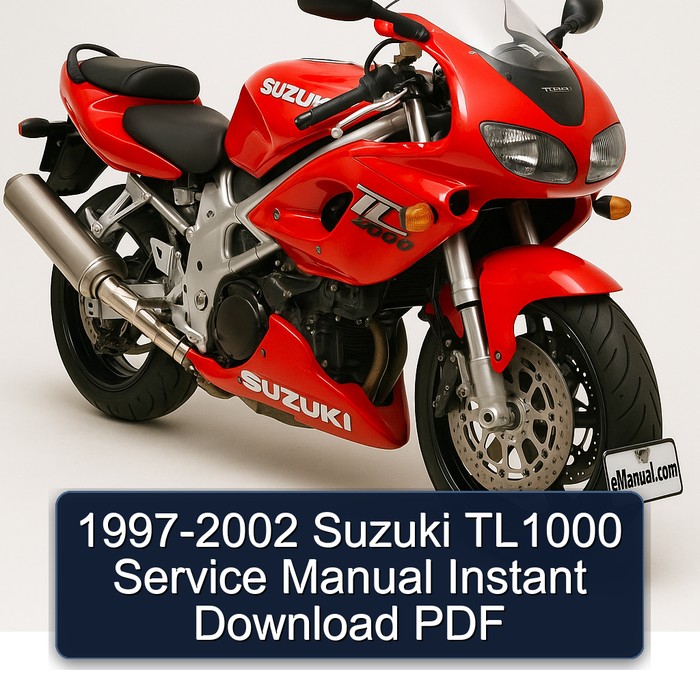 Manual de Servicio Suzuki TL1000 (1997-2002) - Descarga Instantánea PDF
