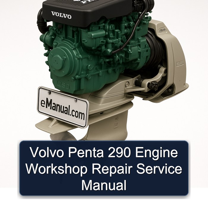 Volvo Penta 290 Engine Workshop Repair Service Manual 