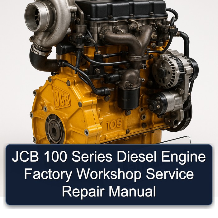 JCB 100 Series Diesel Engine Factory Workshop Service Repair Manual 
