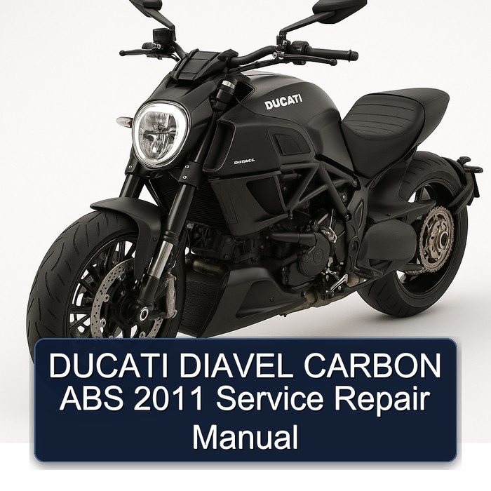 DUCATI DIAVEL CARBON ABS 2011 Manual de servicio y reparación