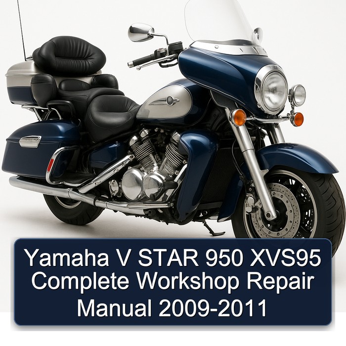 Yamaha V STAR 950 XVS95 Complete Workshop Repair Manual 2009-2011