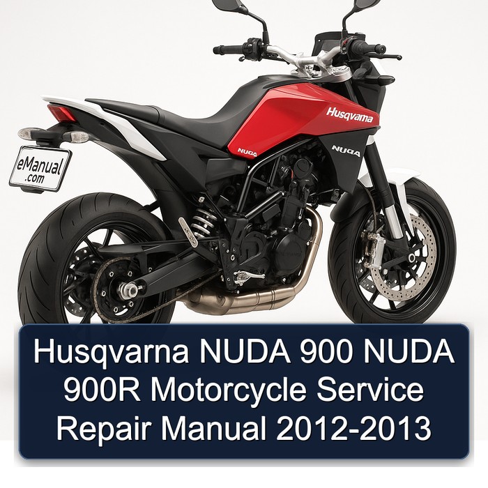 Husqvarna NUDA 900 NUDA 900R Motorcycle Manual de servicio y reparación 2012-2013