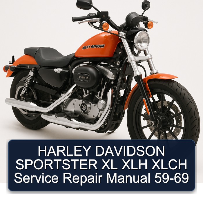 HARLEY DAVIDSON SPORTSTER XL XLH XLCH Service Repair Manual 59-69