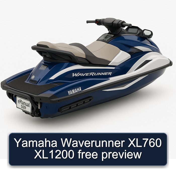 Yamaha Waverunner XL760 XL1200 Free Preview PDF Download