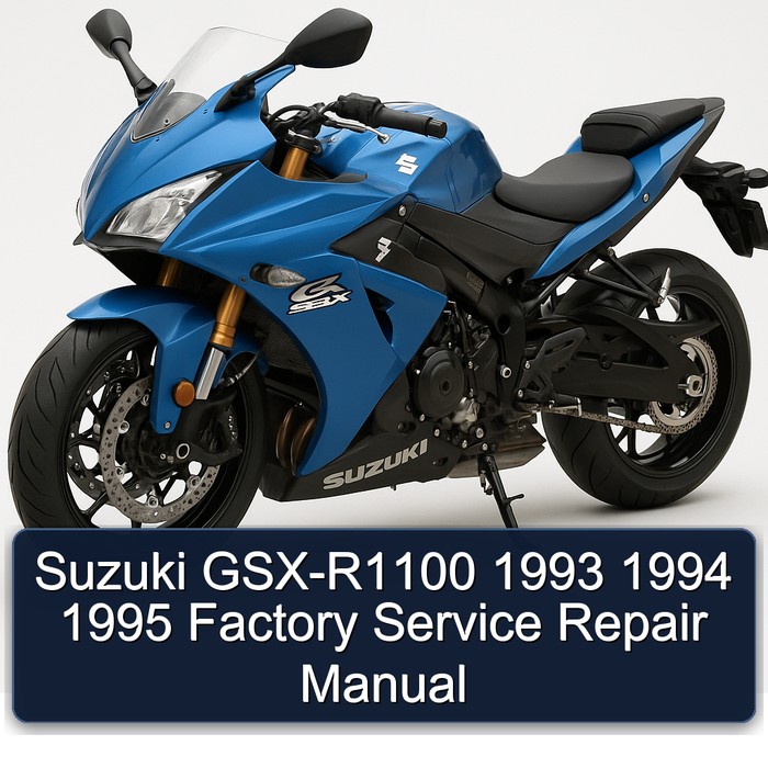 Suzuki GSX-R1100 1993 1994 1995 Factory Service Repair Manual