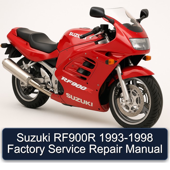 Suzuki RF900R 1993-1998 Factory Manual de servicio y reparación